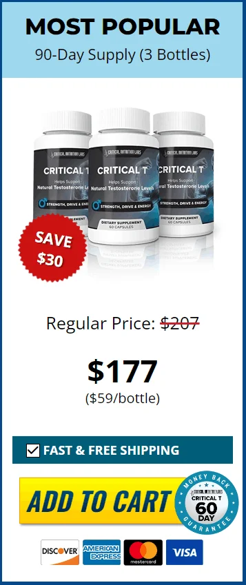 Critical T Buy 3 Bottles