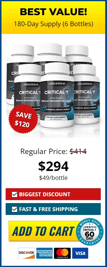 Critical T Buy 6 Bottles